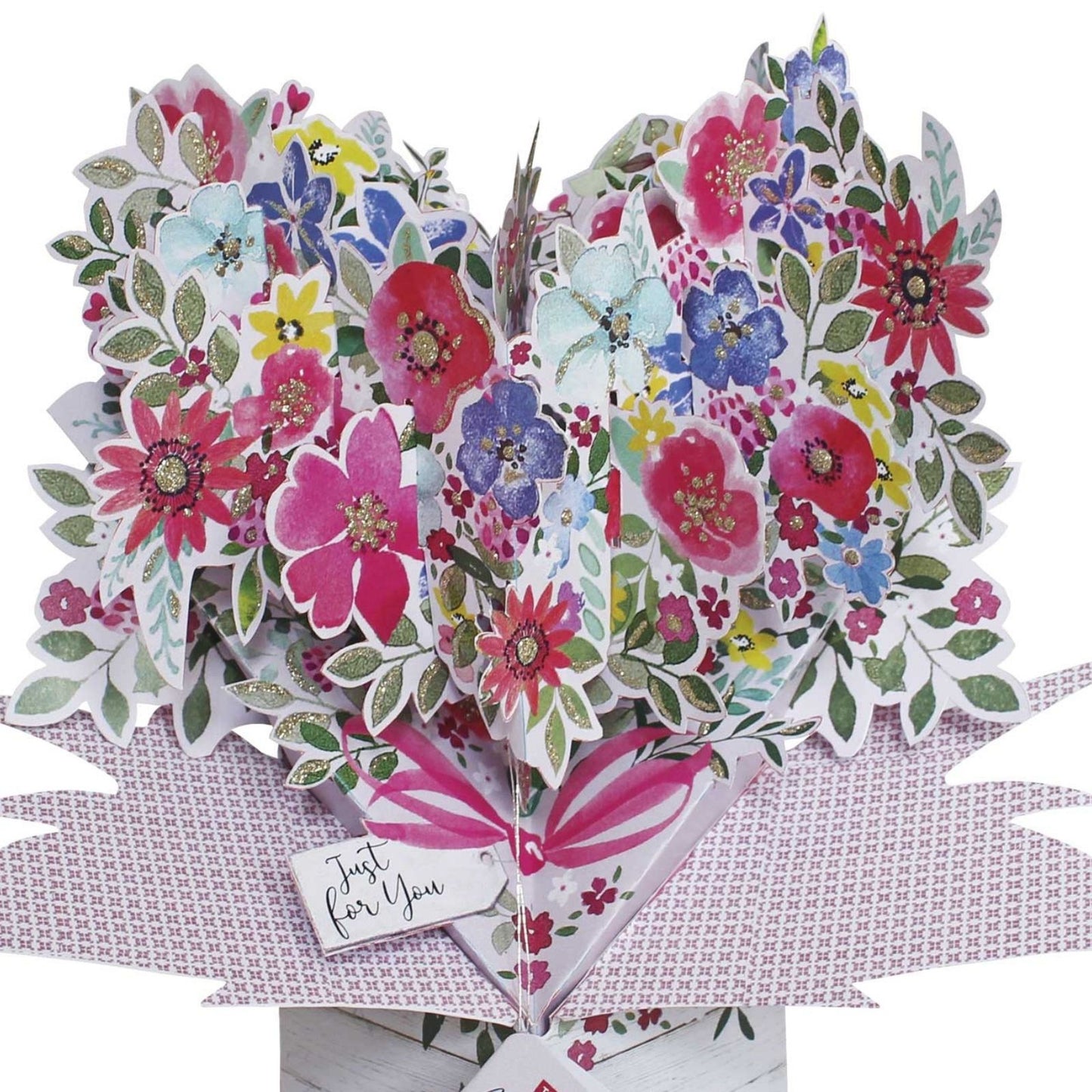 Happy Birthday Bouquet Of Flowers Birthday Pop Up Greeting Card