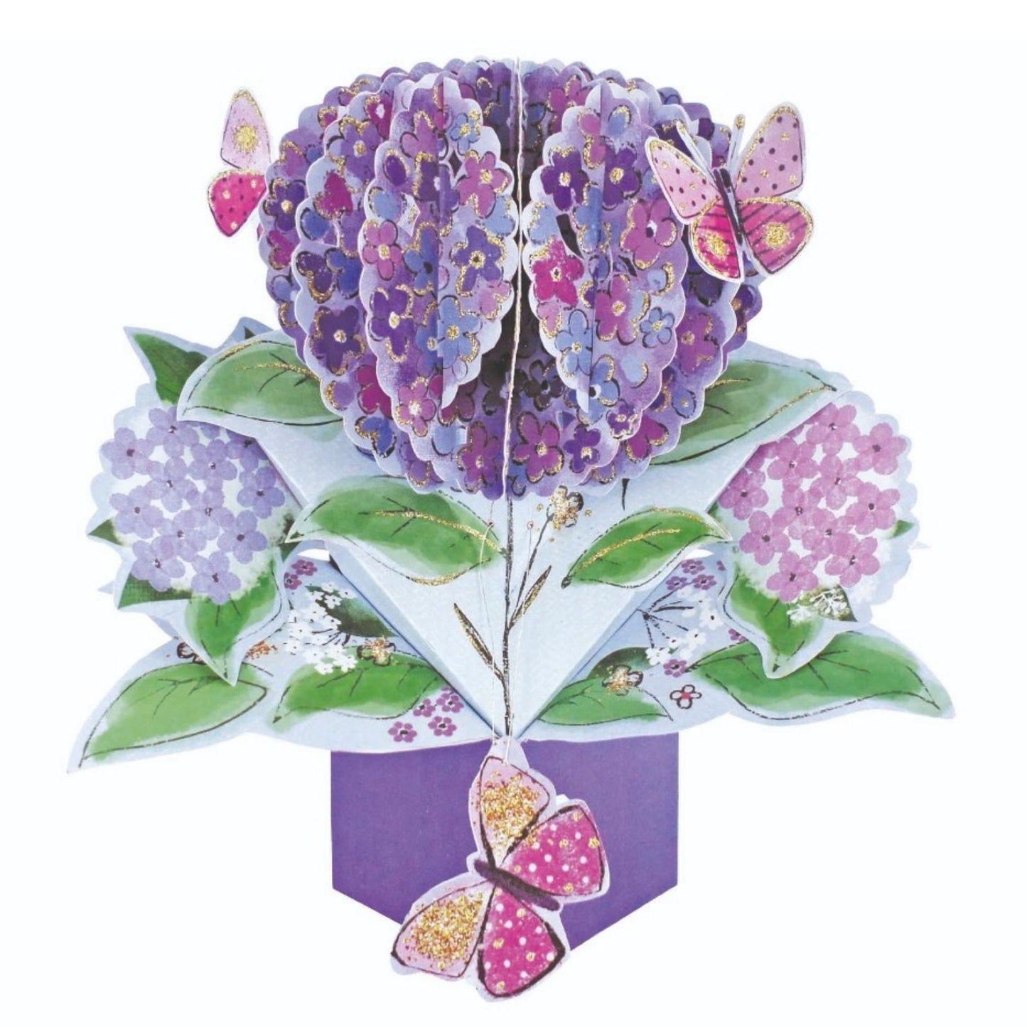 Flowers & Butterflies Pop-Up Greeting Card