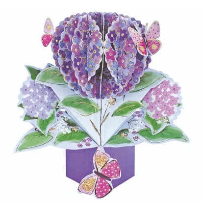 Flowers & Butterflies Pop-Up Greeting Card