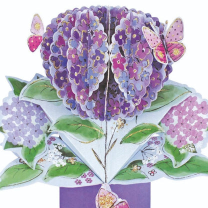 Flowers & Butterflies Pop-Up Greeting Card