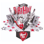 Happy Birthday Rock Guitar Pop-Up Greeting Card