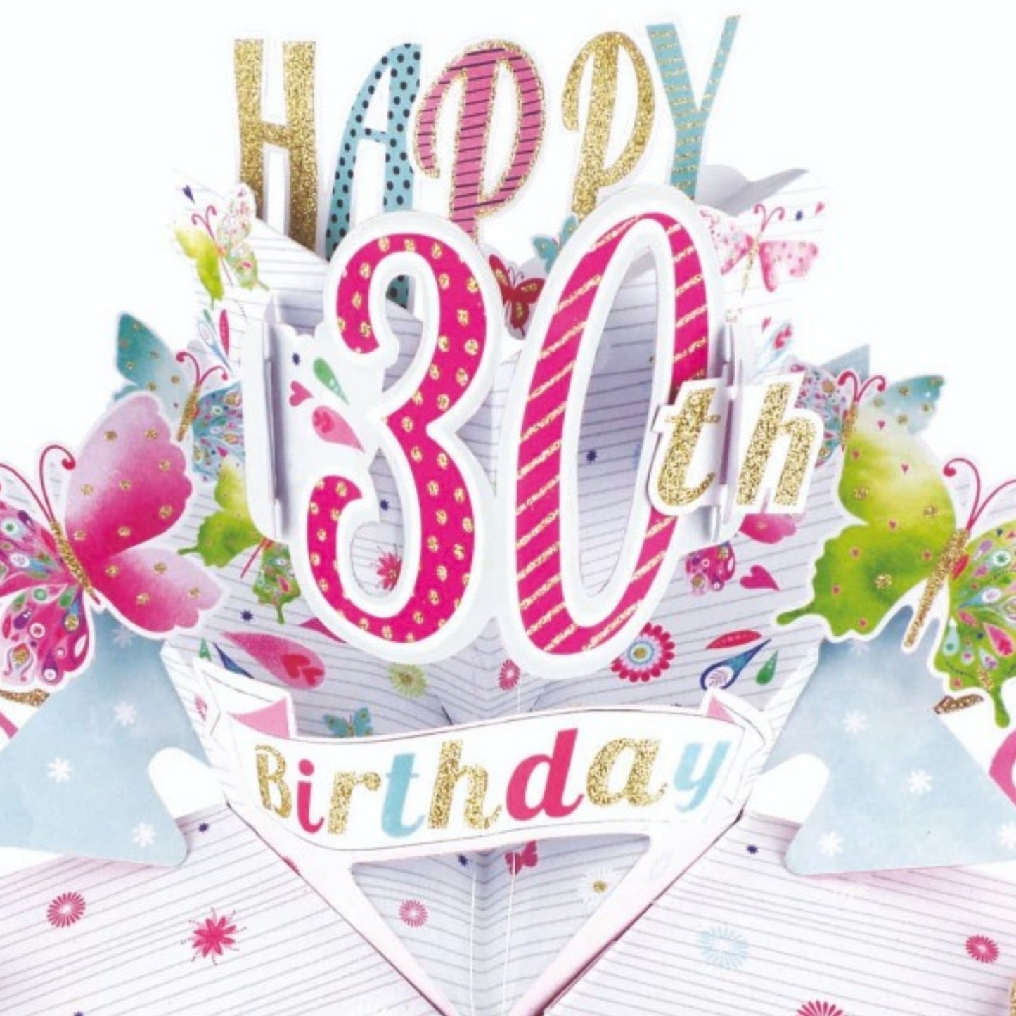 Happy 30th Birthday Pop-Up Greeting Card