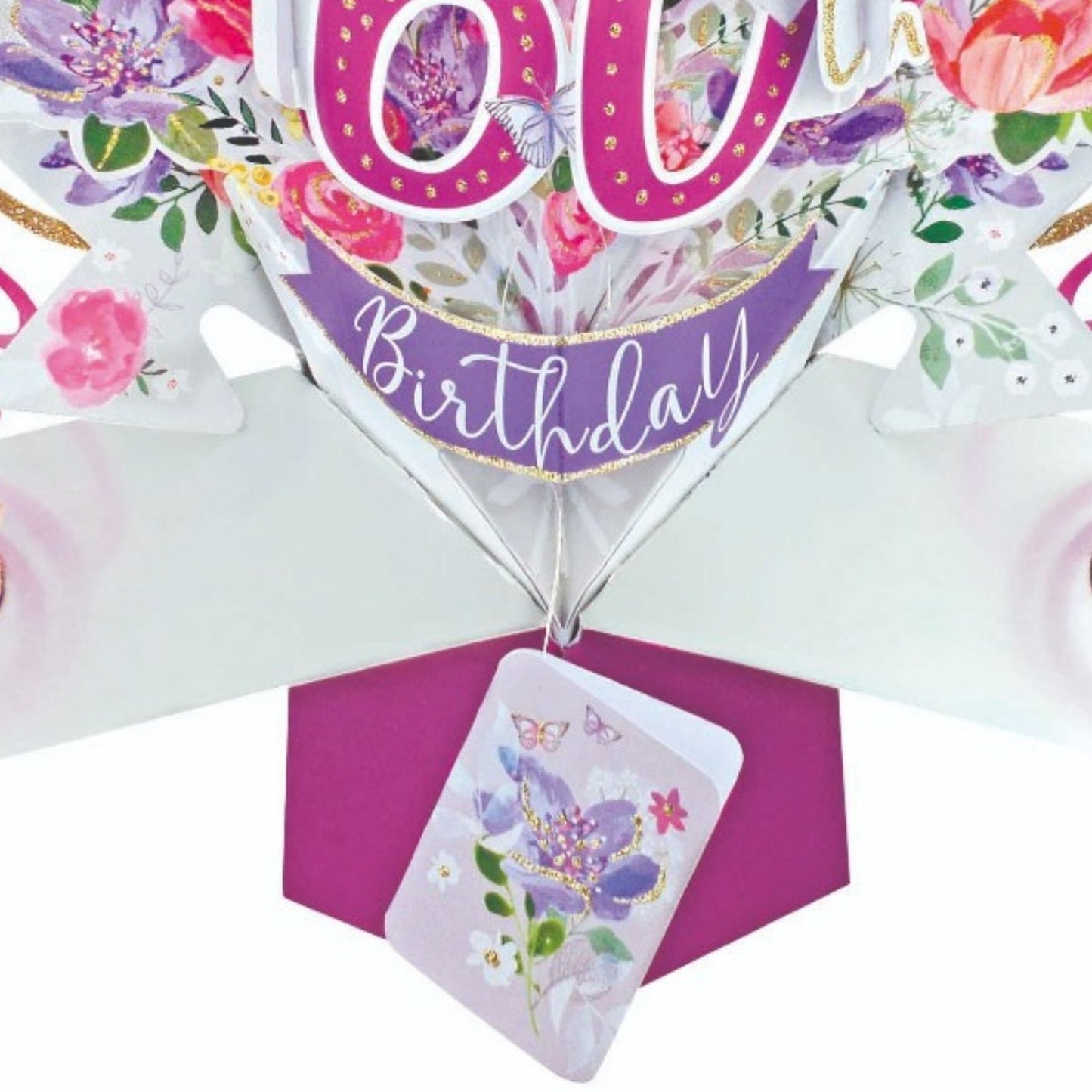 Female 60th Birthday Pop-Up Greeting Card