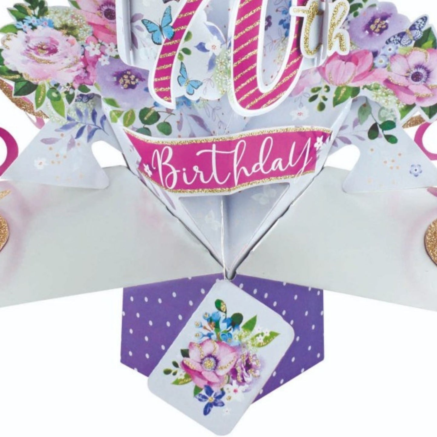 Happy 70th Birthday Pop-Up Greeting Card