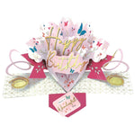 Female Happy Birthday Pop-Up Greeting Card