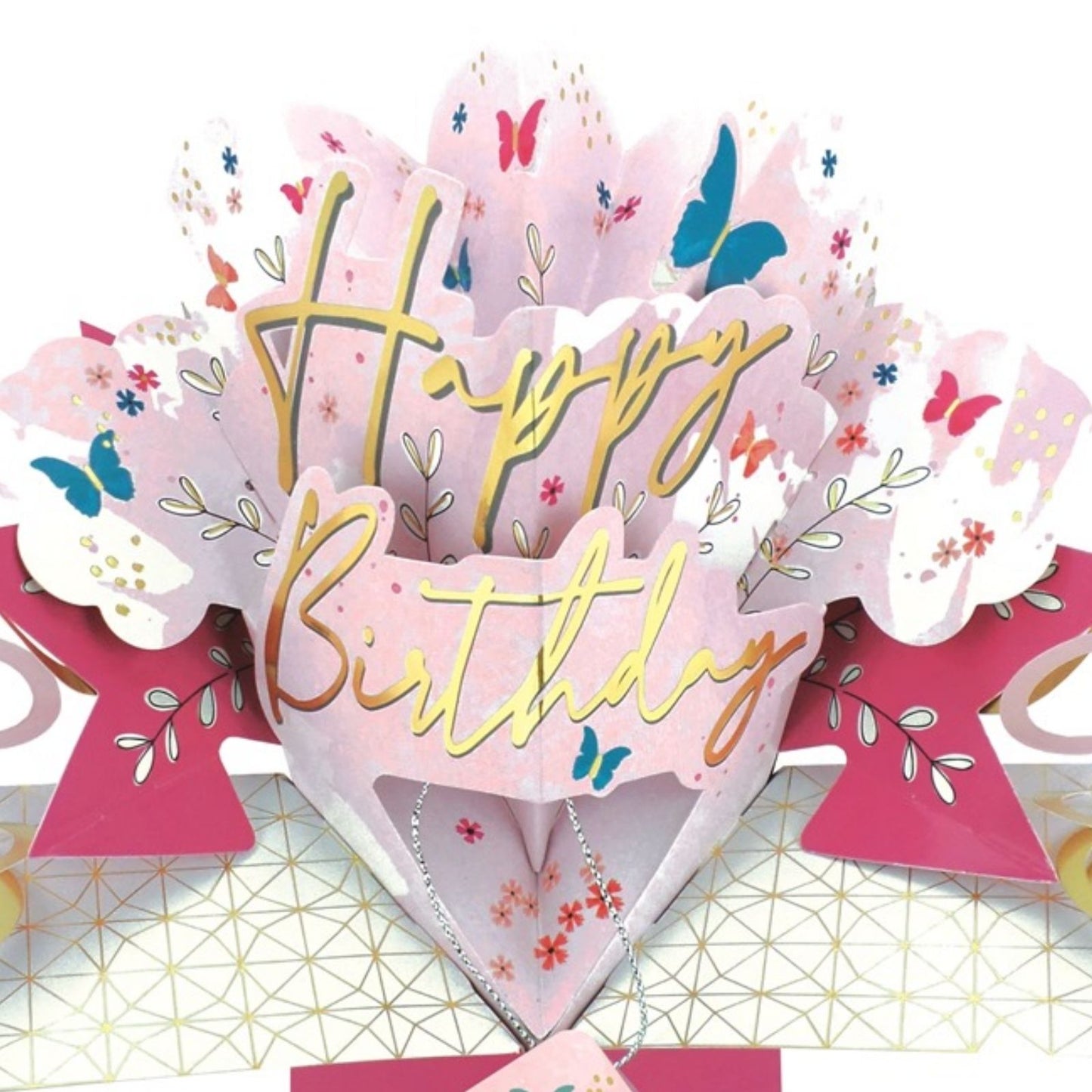 Female Happy Birthday Pop-Up Greeting Card