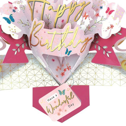 Female Happy Birthday Pop-Up Greeting Card
