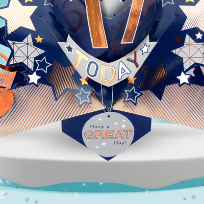 Happy 11th Birthday 11 Today Pop-Up Greeting Card