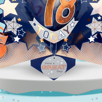 78th Birthday Card Pop Up 3D Happy Birthday Card Age 78 Today 3D For Him