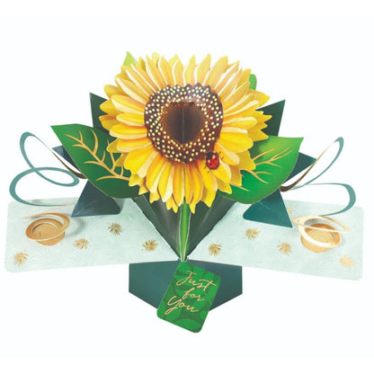 Just For You Sunflower Pop-Up Greeting Card