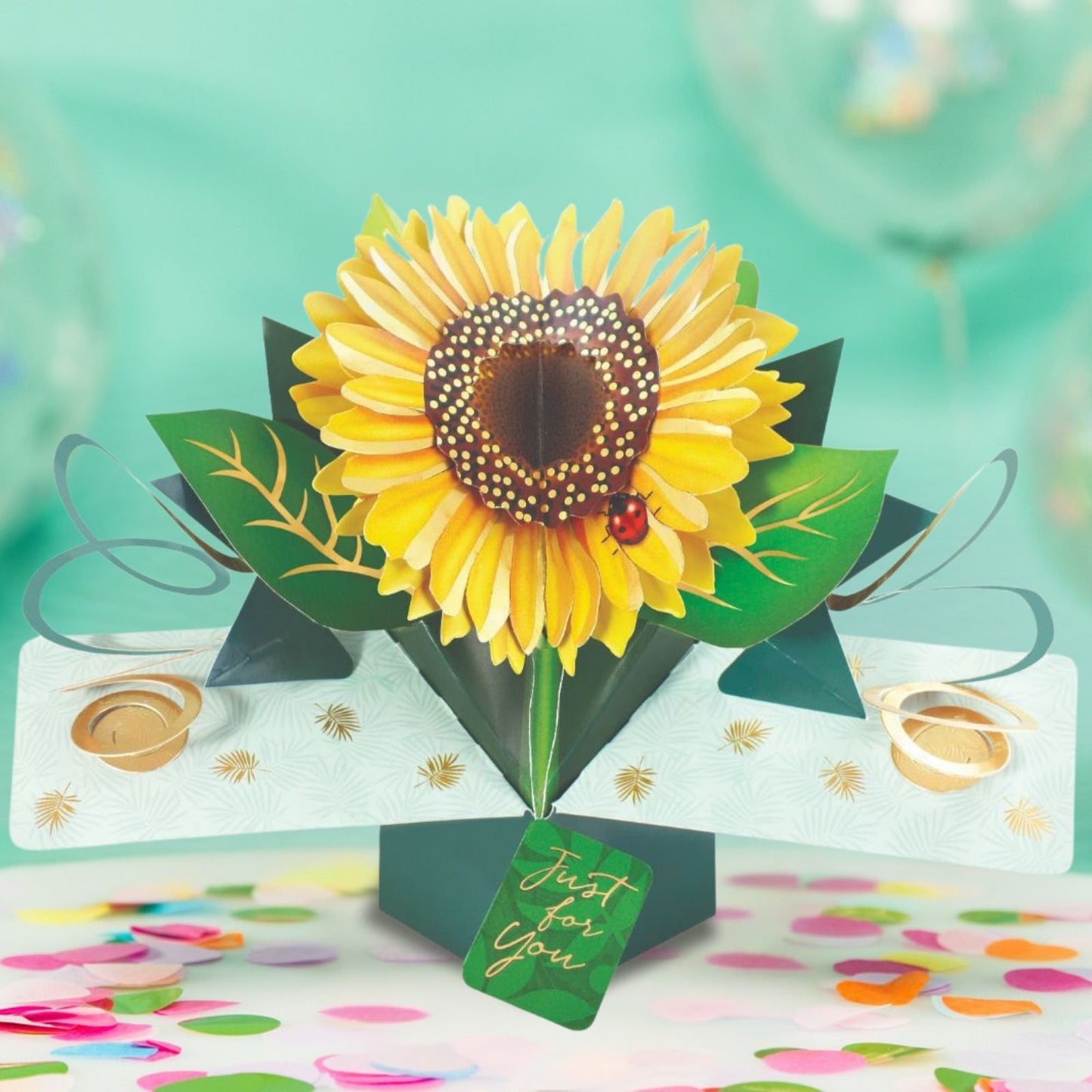 Just For You Sunflower Pop-Up Greeting Card