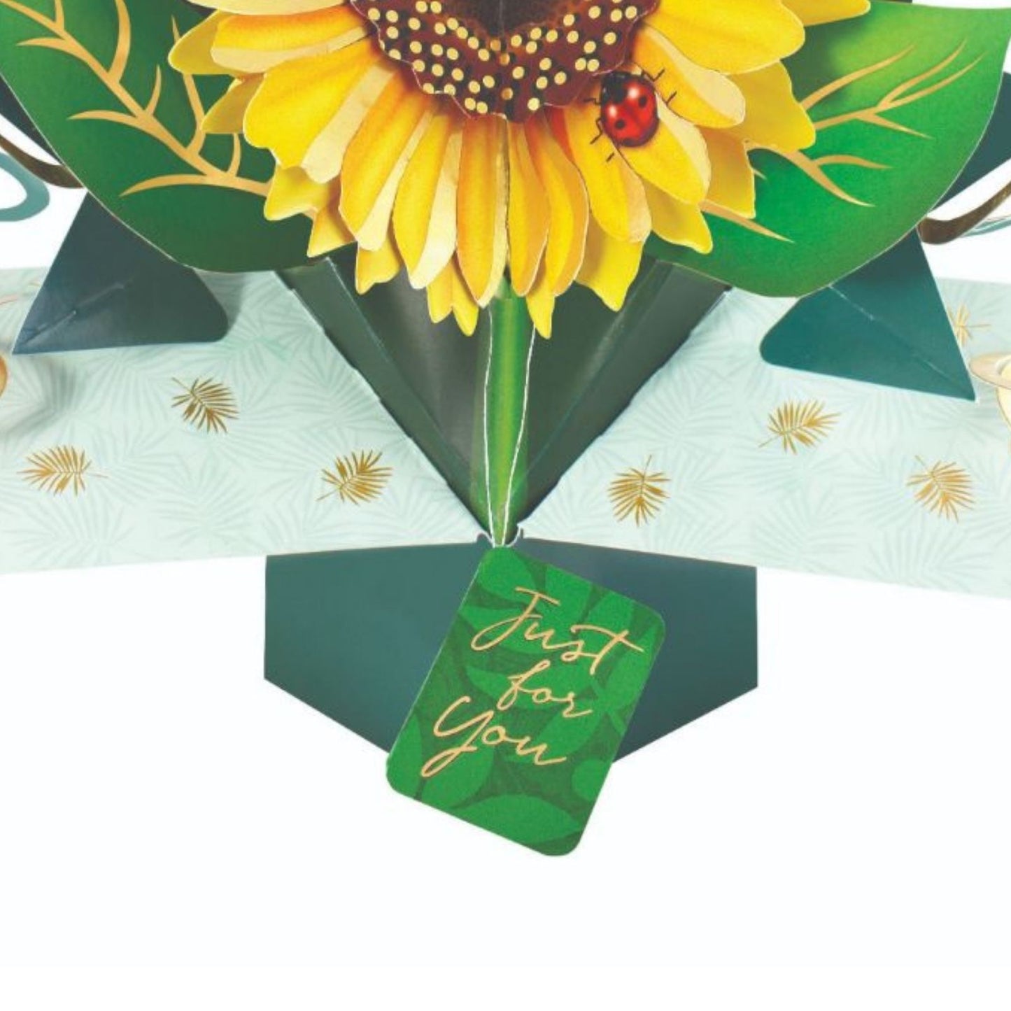 Just For You Sunflower Pop-Up Greeting Card
