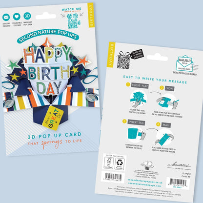 Have A Great Day Birthday Pop-Up Greeting Card