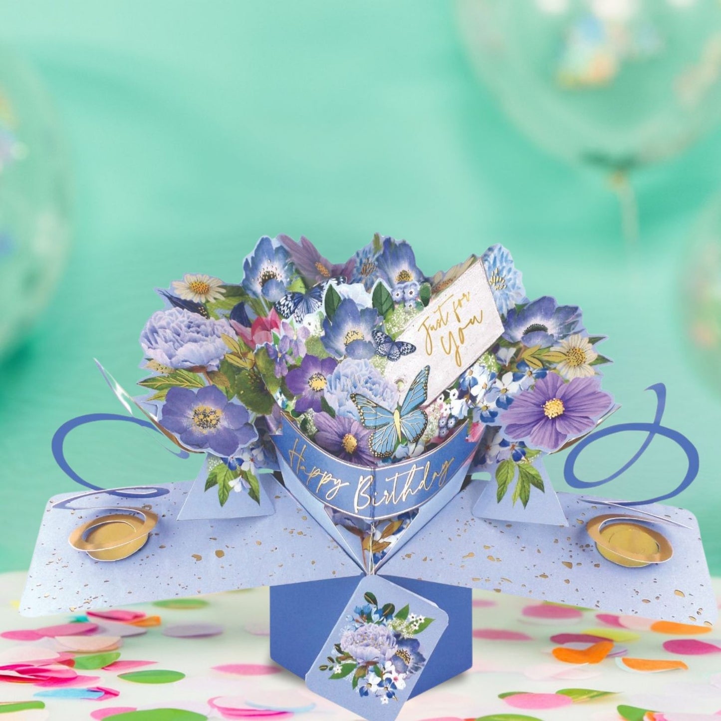 Happy Birthday Just For You Pop-Up Greeting Card