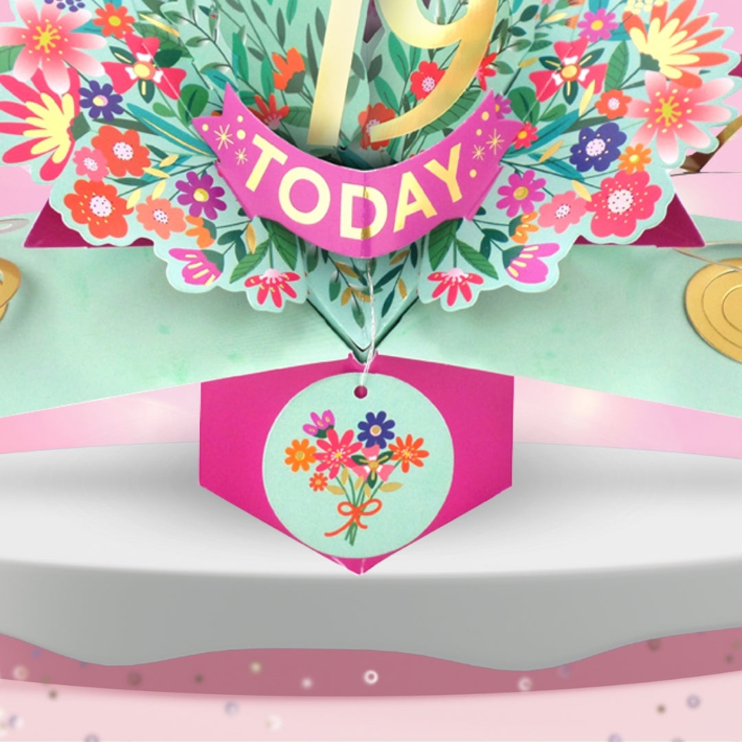 79th Birthday Card Pop Up 3D Happy Birthday Card Age 79 Today 3D For Her