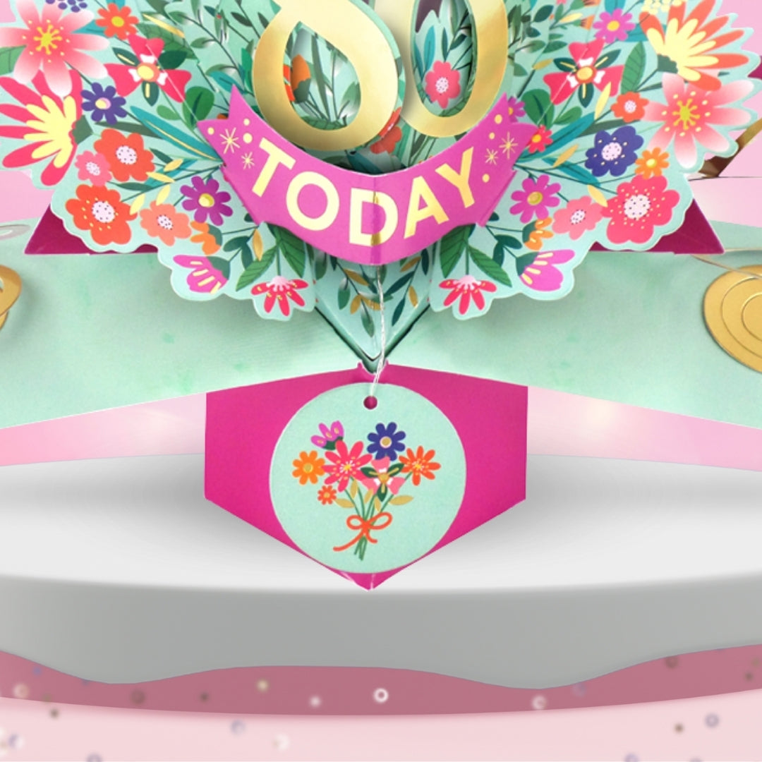 86th Birthday Card Pop Up 3D Happy Birthday Card Age 86 Today 3D For Her