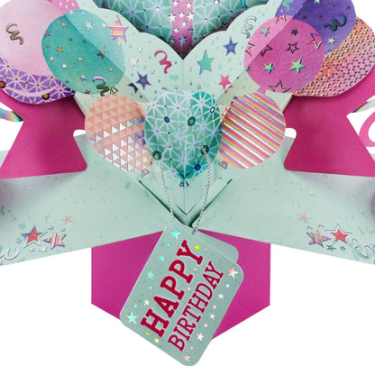 Happy Birthday Pop Up Card Cat With Gift Pop Up Greeting Card