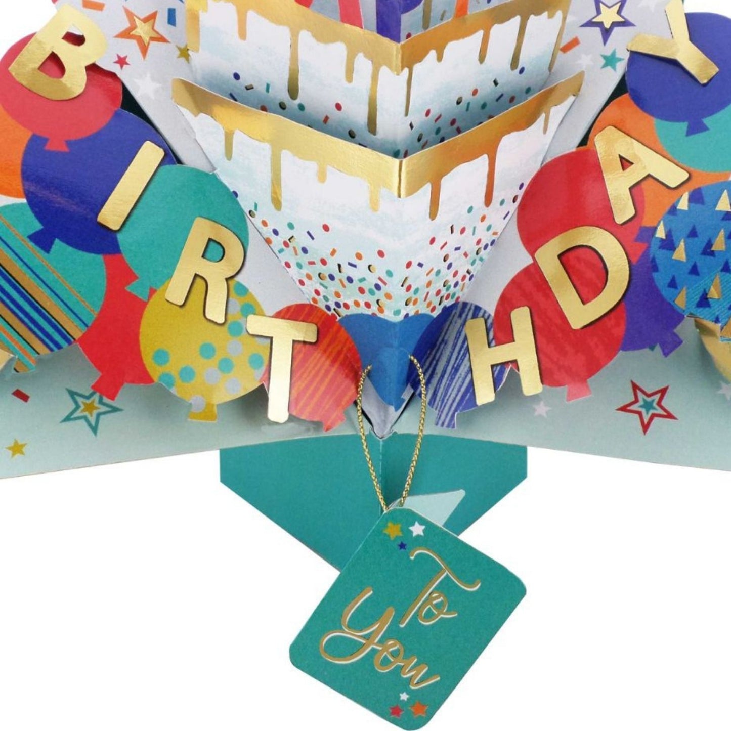 Pop Up Birthday Cake Card Happy Birthday Greeting Card