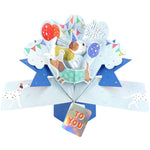 Pop Up Happy Birthday Greeting Card With Dogs & Balloons