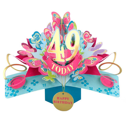 49 Today Happy 49th Birthday Pop Up Greeting Card