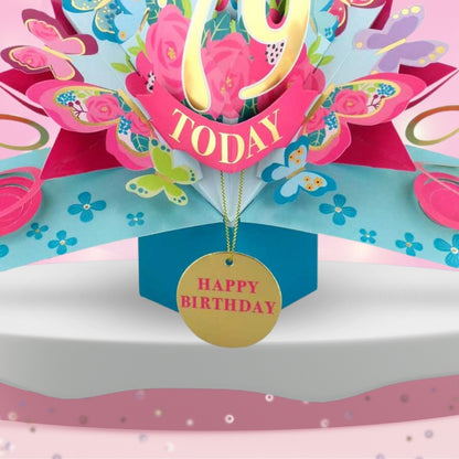 79 Today Happy 79th Birthday Pop Up Greeting Card