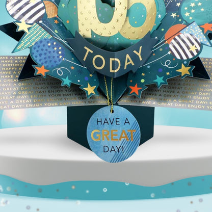 105 Today Happy 105th Birthday Pop Up Greeting Card