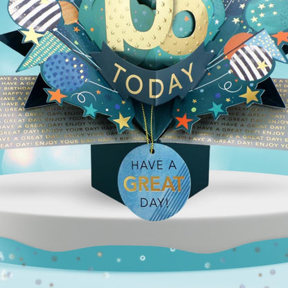 108 Today Happy 108th Birthday Pop Up Greeting Card