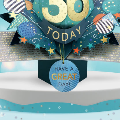 36 Today Happy 36th Birthday Pop Up Greeting Card