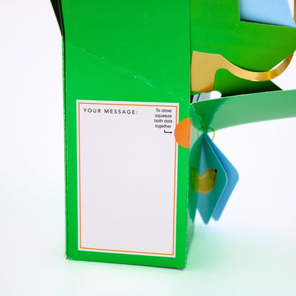 Get Well Soon 3D Pop Up Greeting Card Cheerful Comfort & Take It Easy Wishes