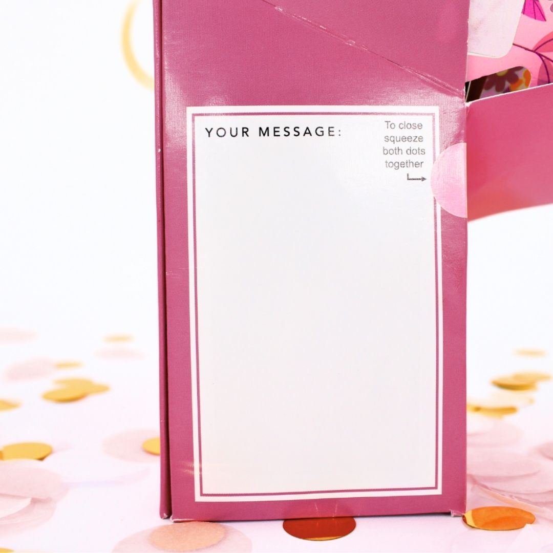 For Her Birthday Pop Up Card & Floating Balloon In A Box Surprise