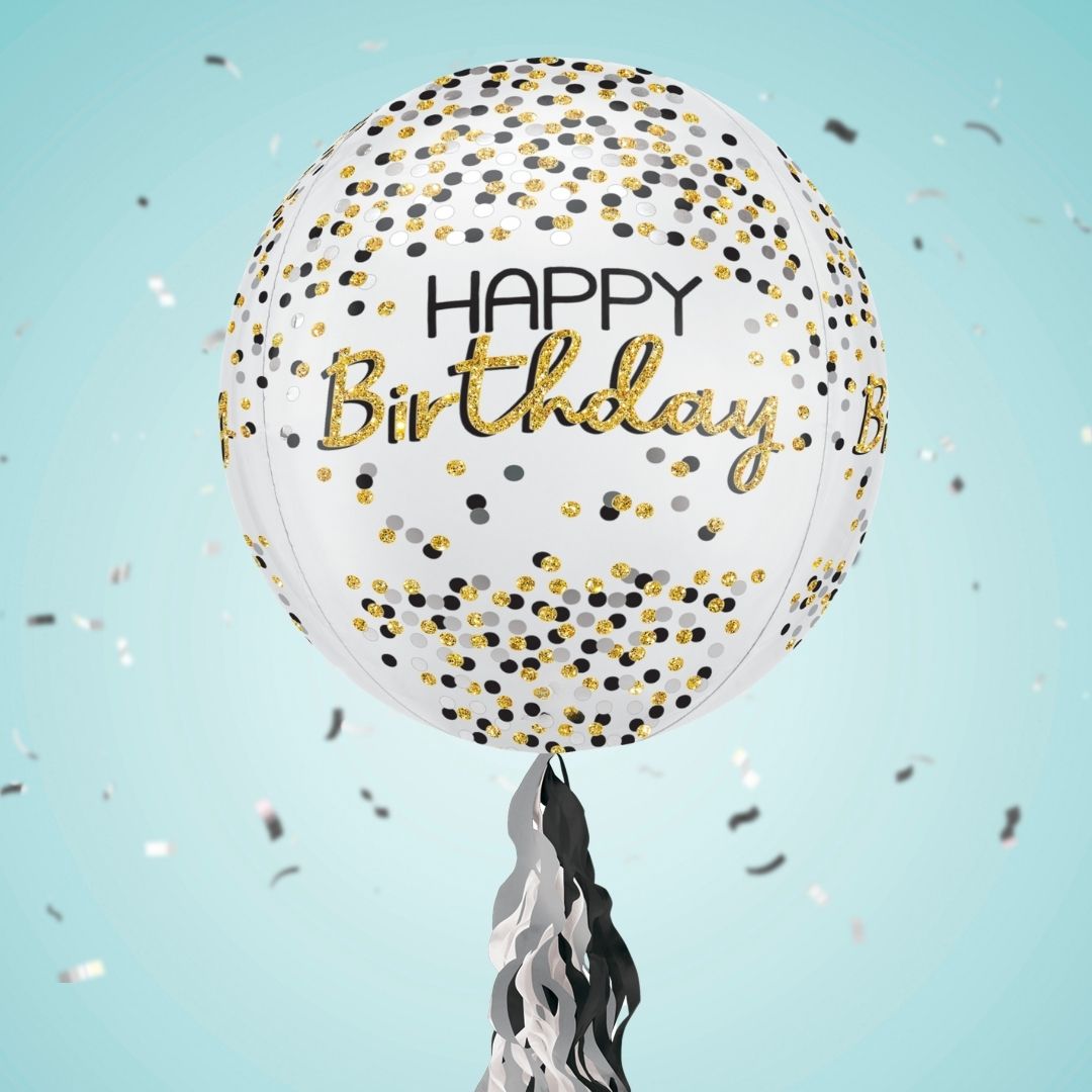 103rd Birthday Pop Up Card & Floating Balloon In A Box Surprise For Him