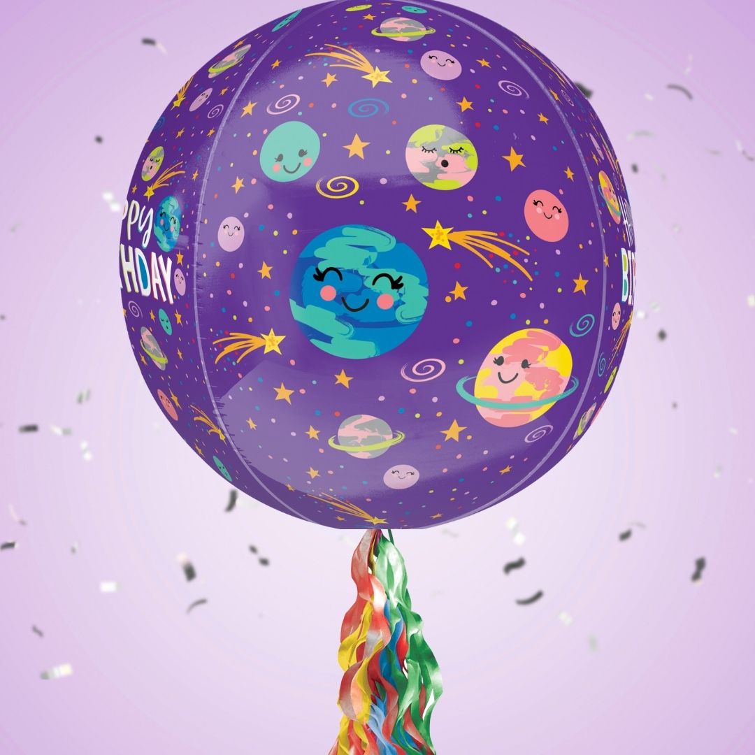 Brother Birthday Space Pop Up Card & Floating Balloon In A Box Surprise