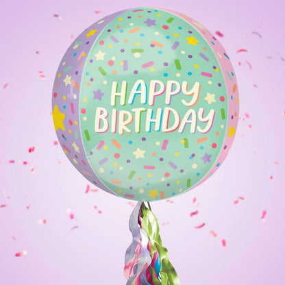 Girls 7th Birthday Pop Up Card & Floating Balloon In A Box Surprise