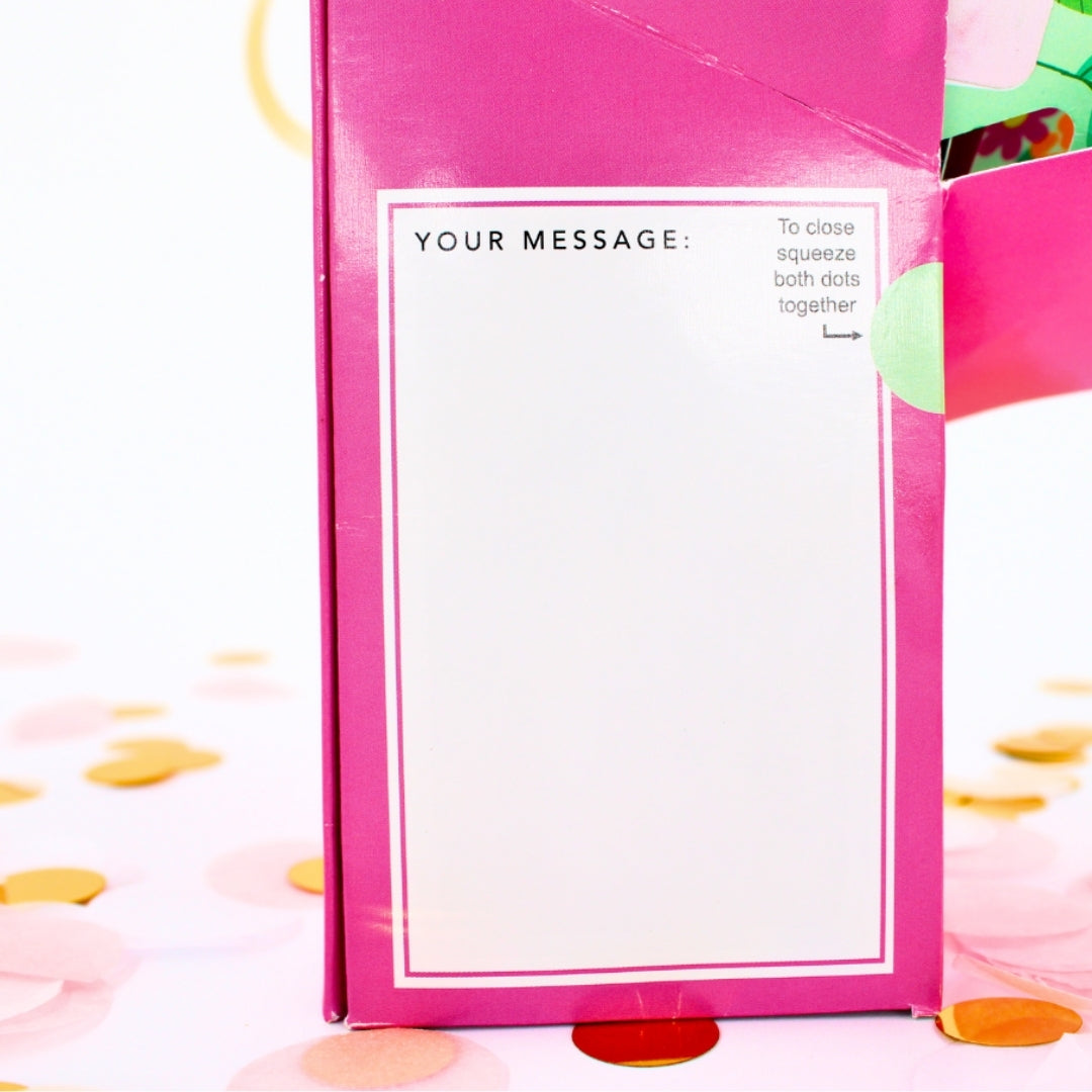 Girls 7th Birthday Pop Up Card & Floating Balloon In A Box Surprise