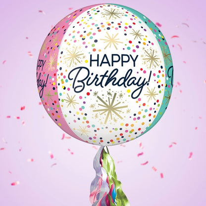 74th Birthday Pop Up Card & Floating Balloon In A Box Surprise For Her