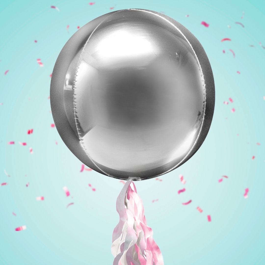 25 Years Happy 25th Anniversary Pop Up Card & Floating Balloon In A Box Surprise