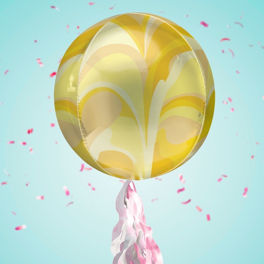 50 Years Happy 50th Anniversary Pop Up Card & Floating Balloon In A Box Surprise