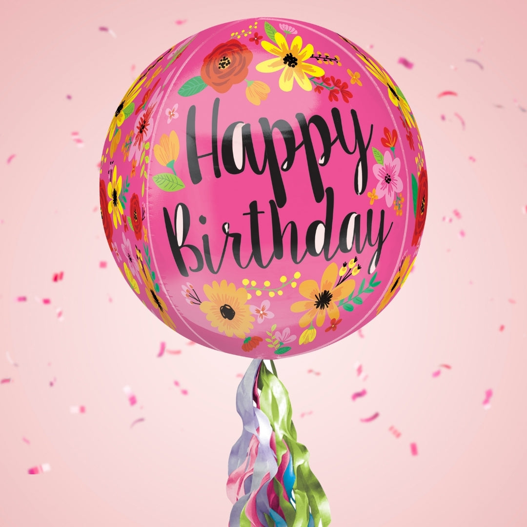38th Birthday Pop Up Card & Floating Balloon In A Box Surprise Gift