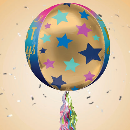 24th Birthday Pop Up Card & Floating Balloon In A Box Surprise Gift