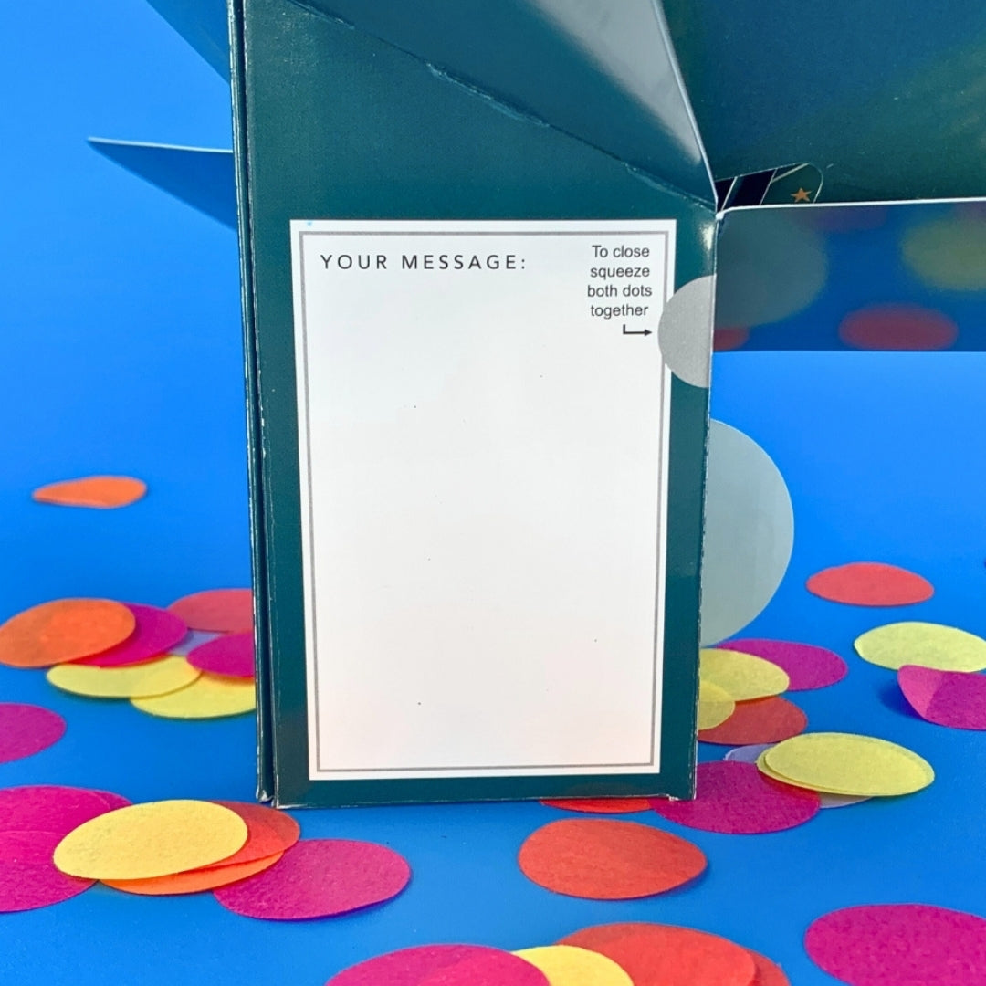 38th Birthday Pop Up Card & Floating Balloon In A Box Surprise Gift