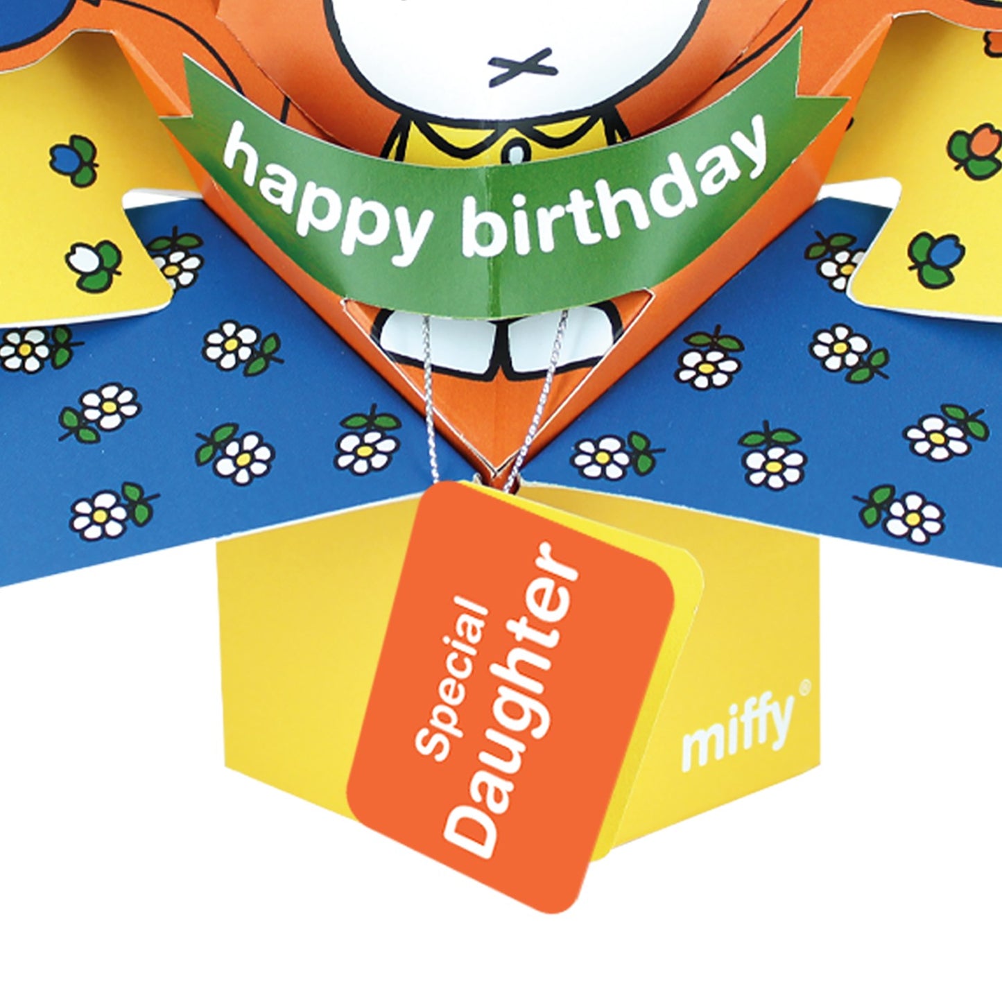 Miffy 3D Pop Up Daughter Birthday Card Cute Licensed Character Keepsake Card