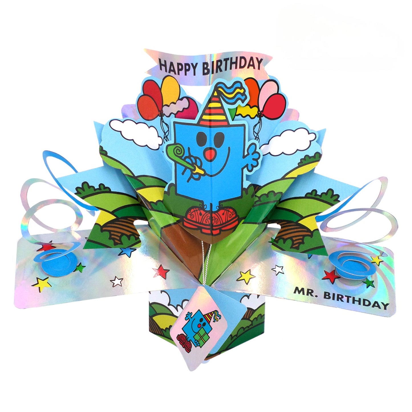 Mr. Men Little Miss Mr Birthday 3D Pop Up Card Licensed Character Novelty Card