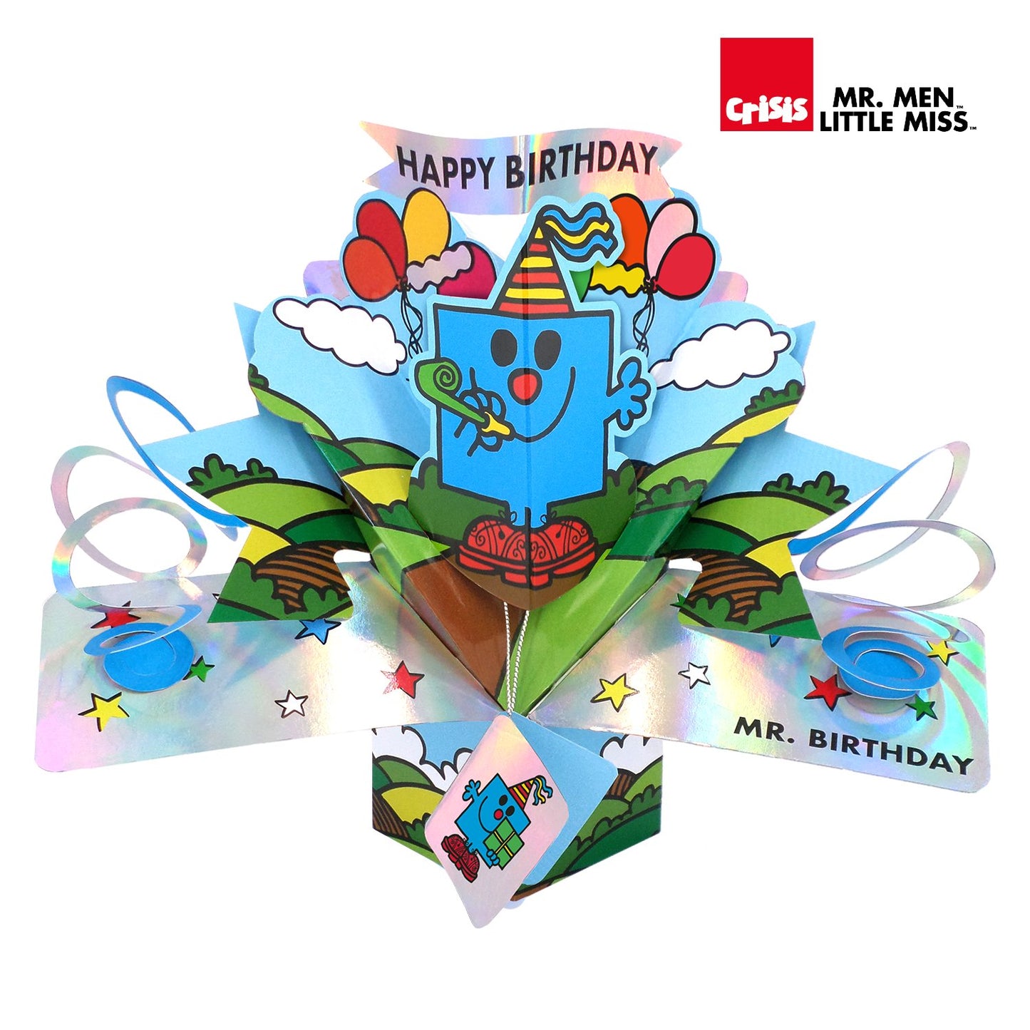 Mr. Men Little Miss Mr Birthday 3D Pop Up Card Licensed Character Novelty Card