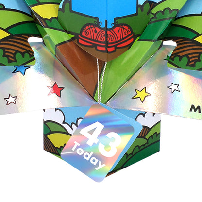 Mr. Men Little Miss 43 Today Mr Birthday 3D Pop Up 43rd Birthday Card For Him