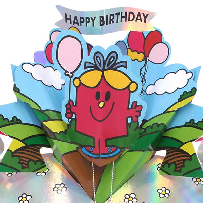 Mr. Men Little Miss Birthday 33 Today 3D Pop Up Card Licensed 33rd Birthday Card