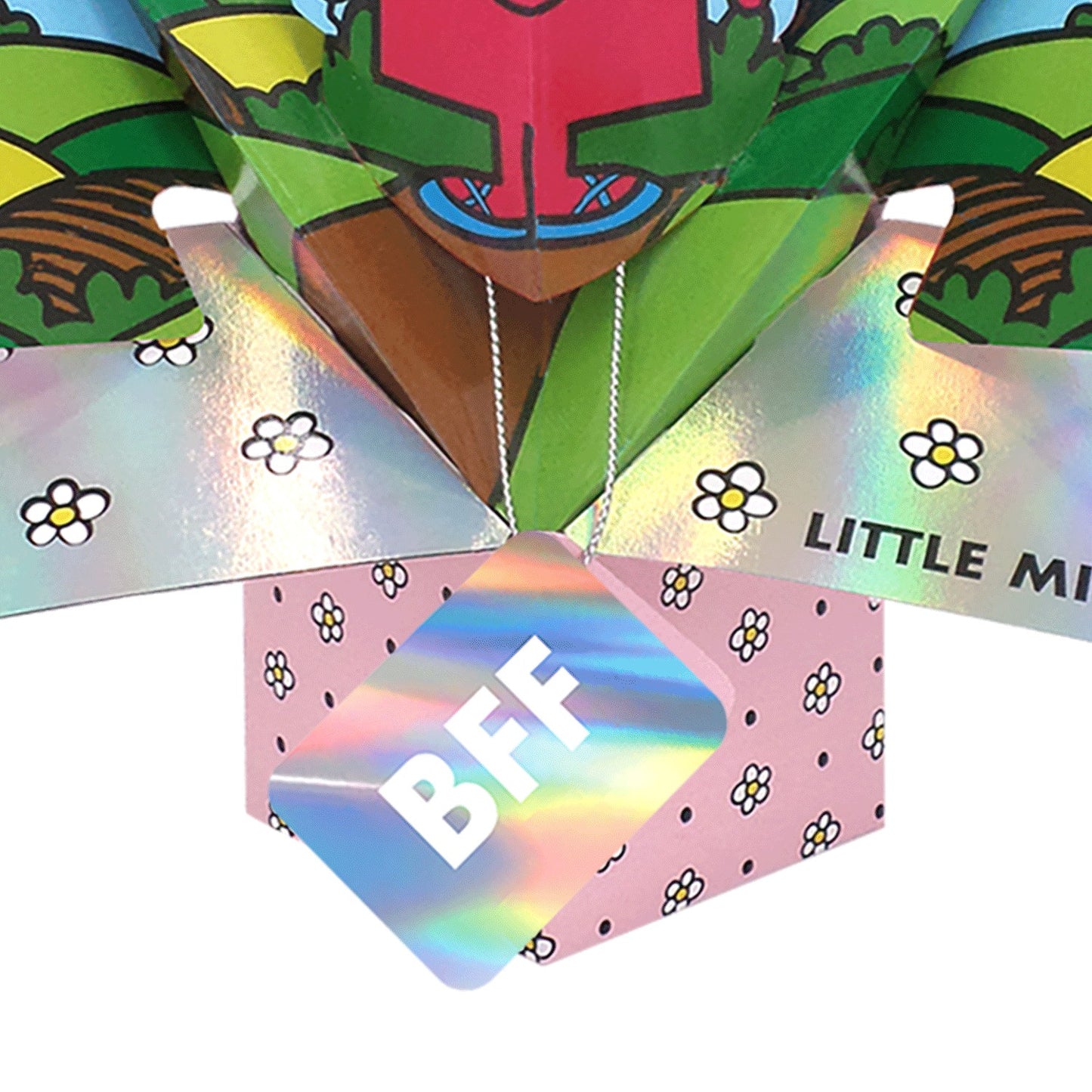 Mr. Men Little Miss Birthday BFF 3D Pop Up Card Keepsake Birthday Card
