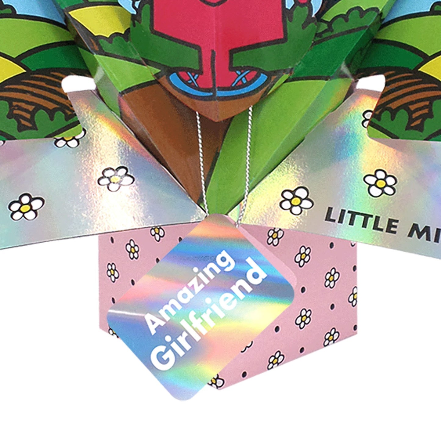 Mr. Men Little Miss Birthday Amazing Girlfriend 3D Pop Up Card Keepsake Card
