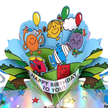 Mr. Men Little Miss Happy Birthday To You 1 Today 3D Pop Up 1st Birthday Card
