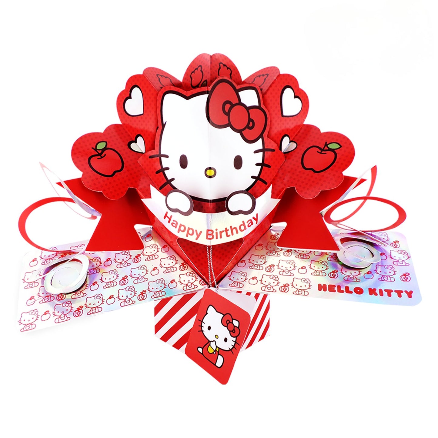 Hello Kitty 3D Pop Up Birthday Card Licensed Character Keepsake Card For Her