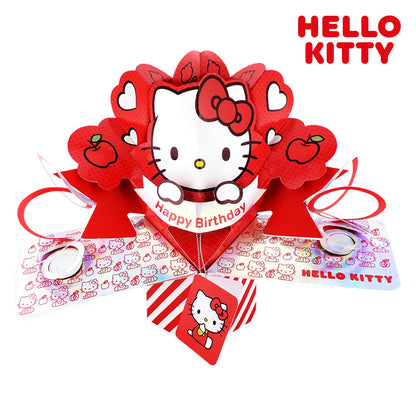 Hello Kitty 3D Pop Up Birthday Card Licensed Character Keepsake Card For Her